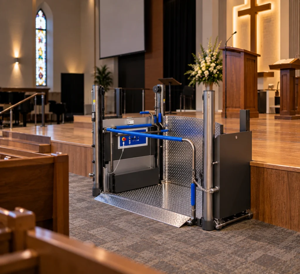DLA Lift in church