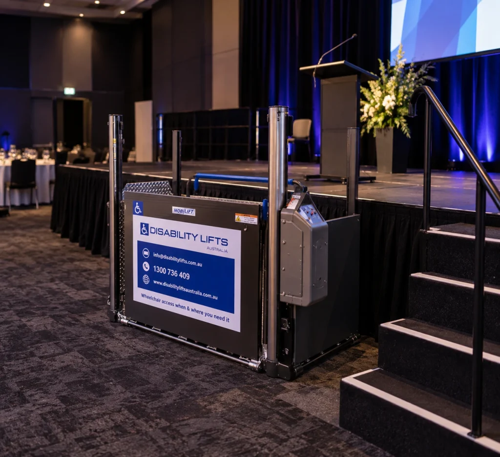 DLA Lift at event